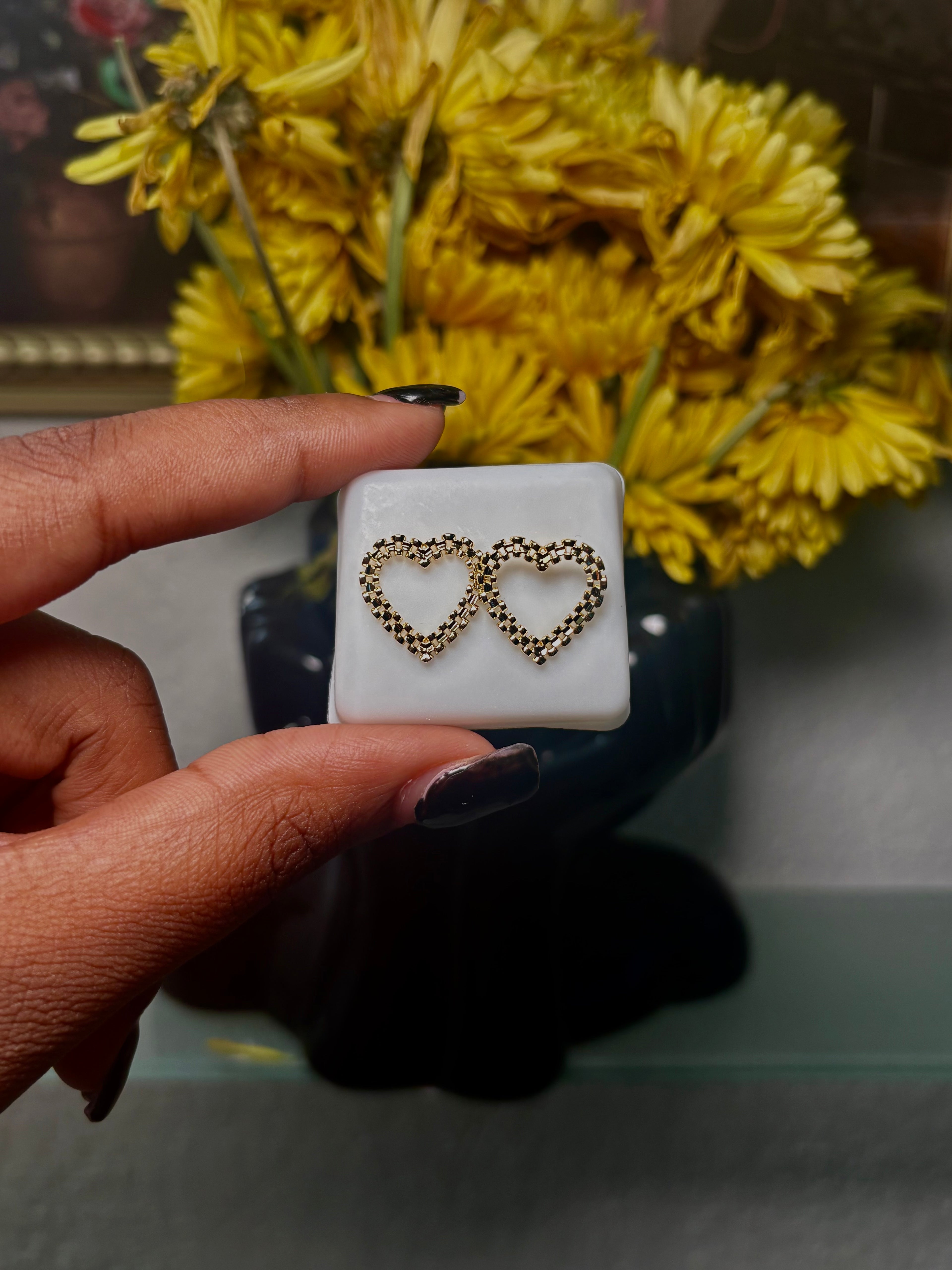 Heart Shaped Rolex Studs